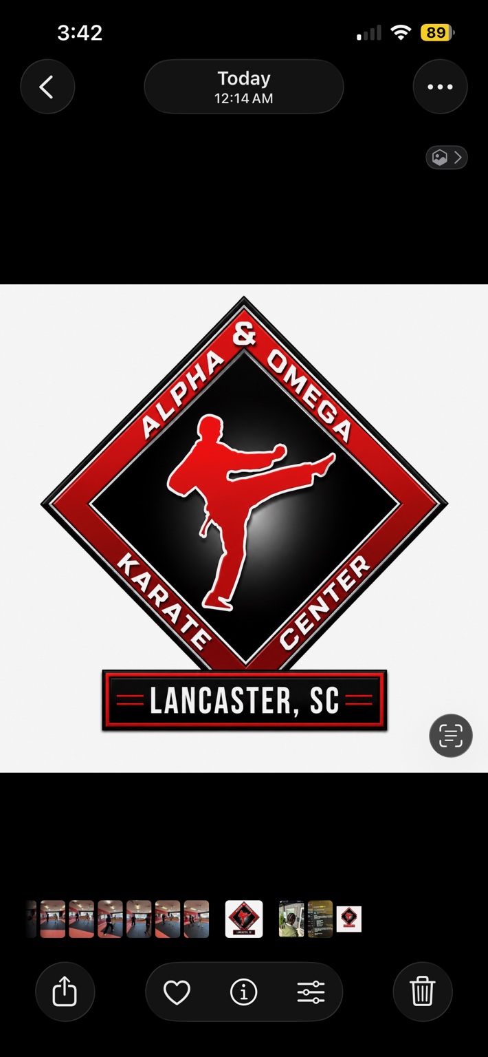 Alpha & Omega Karate Center, Lancaster SC logo